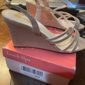 Glittery Gorgeous Wedge Heels